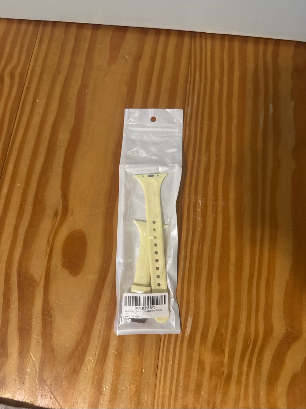 Silicone Apple Watch Band - Yellow